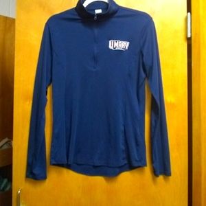 Blue Under Armour pullover light Umary Golf logo